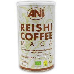 Organic Arabica Instant Coffee With REISHI + MACA 100g Ani