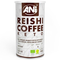 Organic Arabica Instant Coffee REISHI KETO 100g Ani