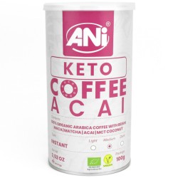 Kawa Rozpuszczalna Reishi Keto Acai BIO 100g Ani