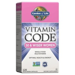 Vitamin Code 50 & Wiser Women 120 vcaps Garden of Life