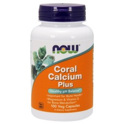 Coral Calcium Plus 100 vcaps NOW Foods