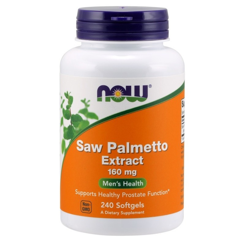 Saw Palmetto Extract 160mg 240 softgels NOW Foods