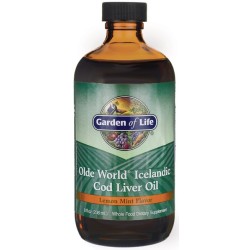 Olde World- Icelandic Cod Liver Oil Lemon & Mint 236ml Garden of Life