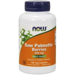 Saw Palmetto Berries 550mg 100 vcaps NOW Foods