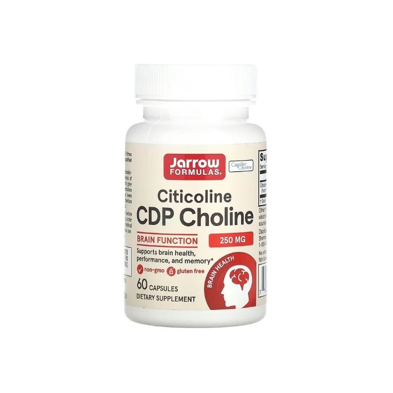 Cytykolina CDP Cholina 250mg 60 kapsułek Jarrow Formulas