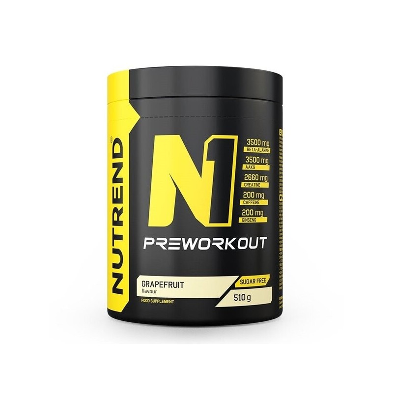 N1 Pre-Workout Grapefruit 510g Nutrend