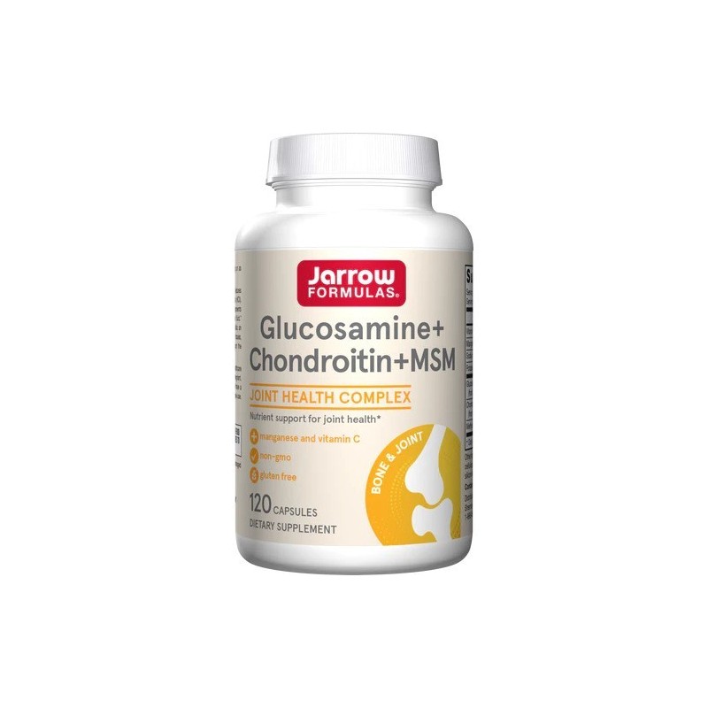 Glucosamine + Chondroitin + MSM 120 caps Jarrow Formulas
