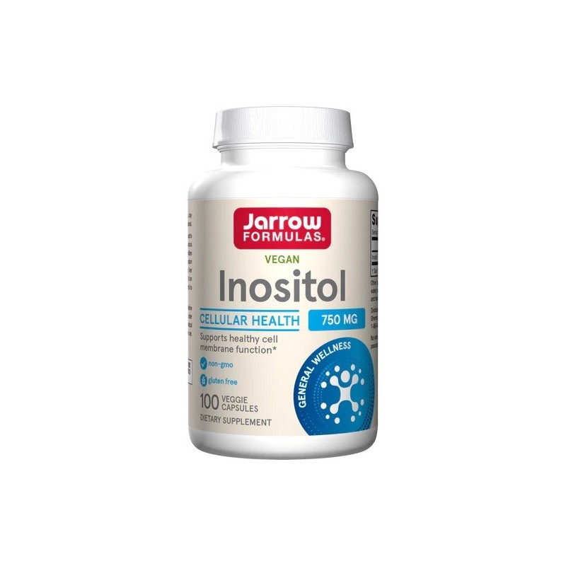 Inozytol 750mg 100 wegańskich kapsułek Jarrow Formulas