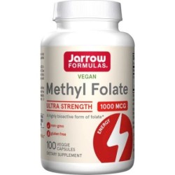 Methyl Folate 1000mcg 100 vcaps Jarrow Formulas