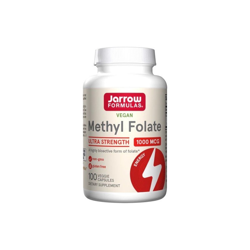 Metylowany Kwas Foliowy 1000mcg 100 kapsułek Jarrow Formulas
