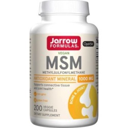 MSM (Methyl-Sulfonyl-Methane) 1000mg 200 vcaps Jarrow Formulas