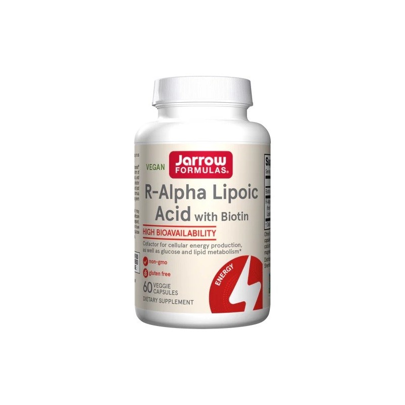 Kwas R-Alfa Liponowy z Biotyną 60 kapsułek Jarrow Formulas