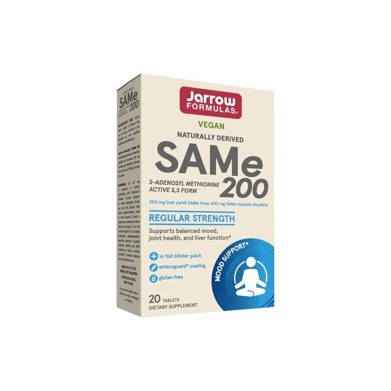 SAMe 200, 60 tablets Jarrow Formulas