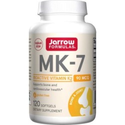 MK-7, 90mcg 120 softgels Jarrow Formulas