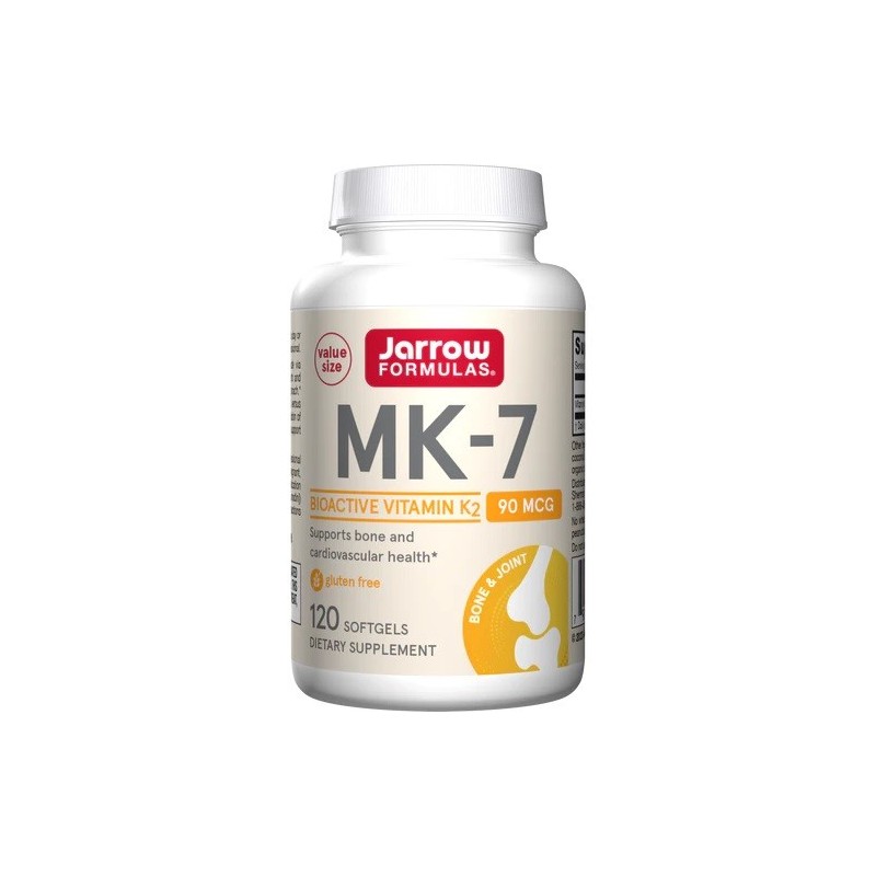 MK-7, 90mcg 120 kapsułek miękkich Jarrow Formulas