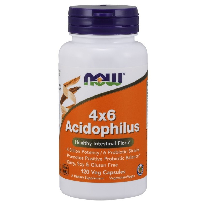 Acidophilus 4X6 120 vcaps NOW Foods
