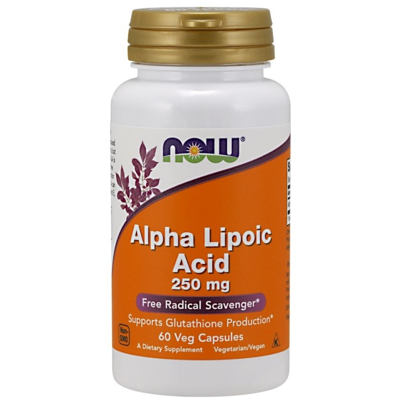 Alpha Lipoic Acid 250mg 60 vcaps NOW Foods