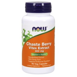 Chaste Berry Vitex Extract 300mg 90 vcaps NOW Foods