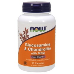 Glucosamine & Chondroitin with MSM 90 caps NOW Foods