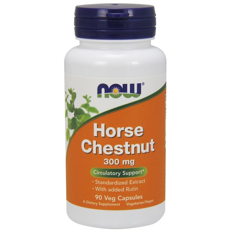 Horse Chestnut 300mg 90 vcaps NOW Foods