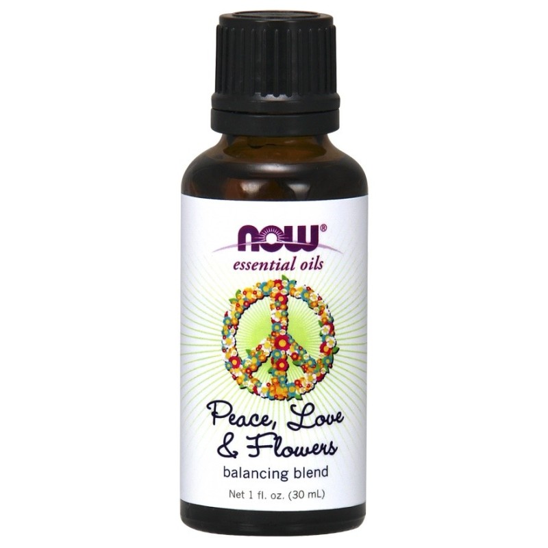 Essential Oil Peace Love & Flowers Oil Blend 30ml NOW Foods
