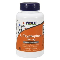 L-Tryptofan 500mg 60 kapsułek NOW Foods