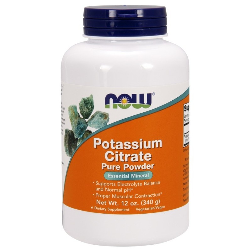 Potassium Citrate Pure Powder 340g NOW Foods