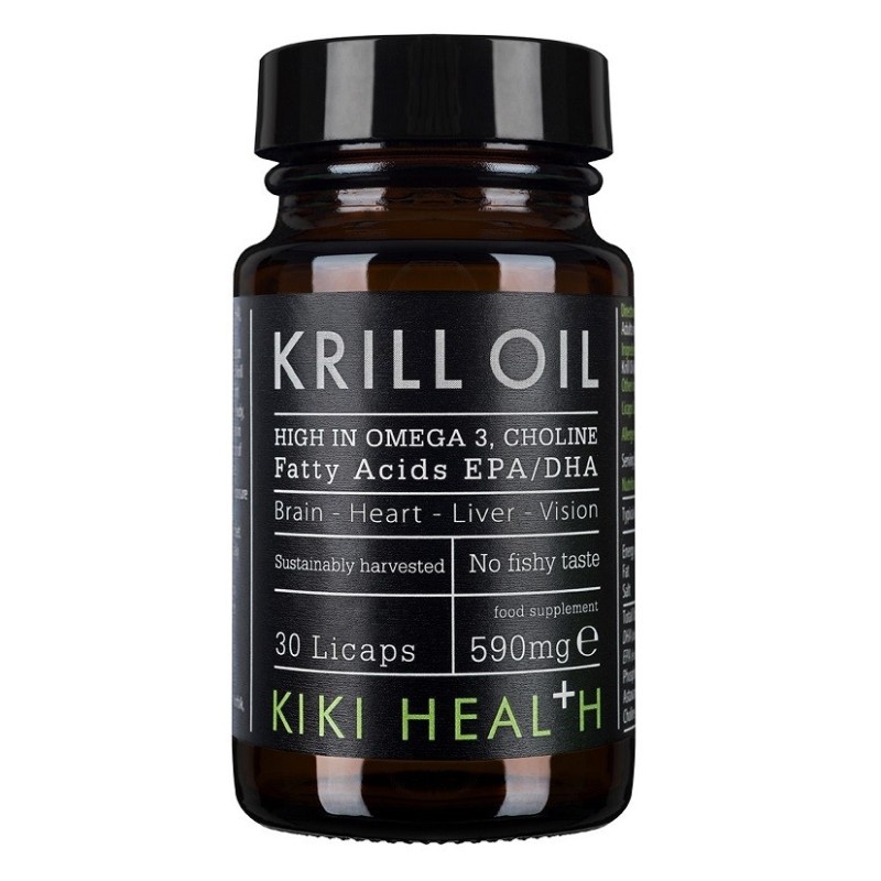 Krill Oil 590mg 30 Licaps KIKI Health