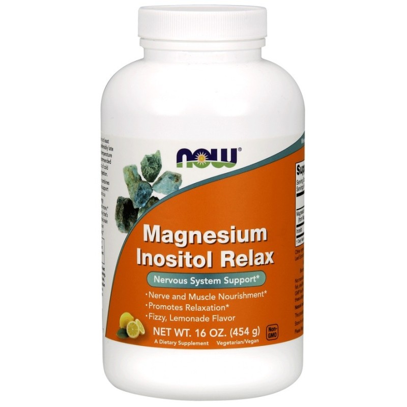 Magnesium Inositol Relax Powder 454 g NOW Foods