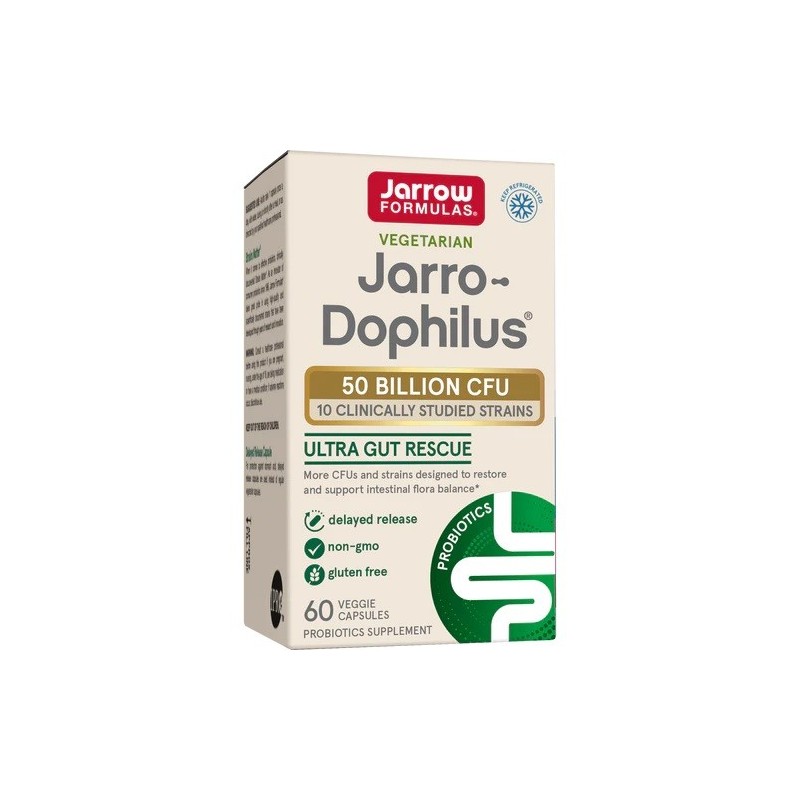 Jarro-Dophilus Ultra Gut Rescue, 50 Billion CFU 60 vcaps Jarrow Formulas
