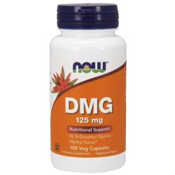 DMG (Dimethylglycine) 125mg 100 vcaps NOW Foods