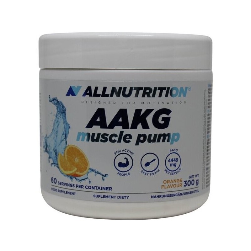 AAKG Muscle Pump Orange 300g Allnutrition