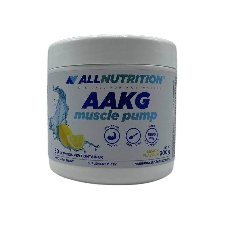 AAKG Muscle Pump Lemon 300g Allnutrition