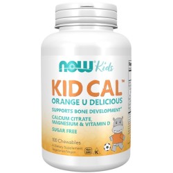 Kid Cal Orange U Delicious 100 chewables NOW Foods