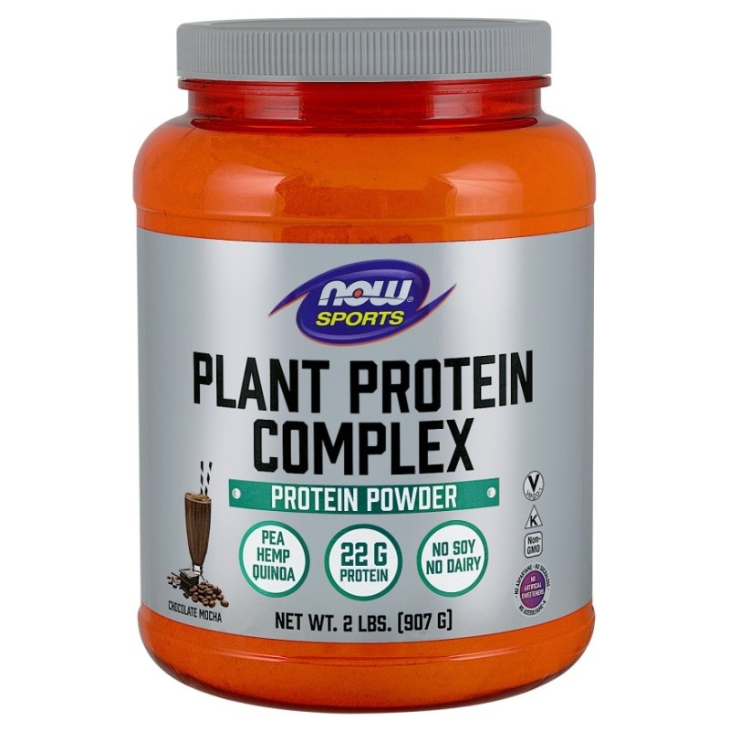 Plant Protein Complex Chocolate Mocha 907 grams NOW Foods