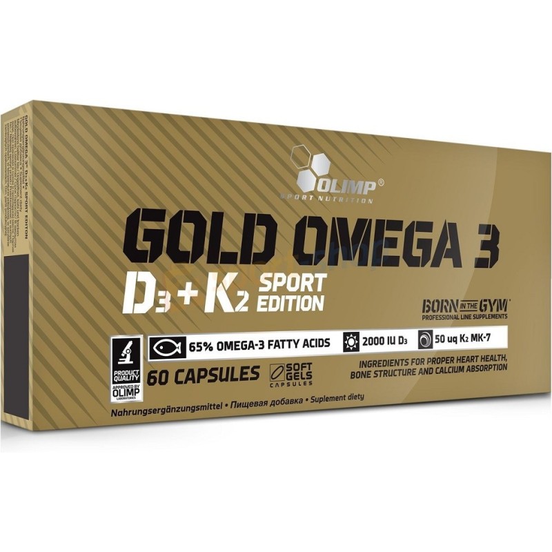 Gold Omega 3 D3 + K2 Sport Edition 60 caps Olimp Nutrition
