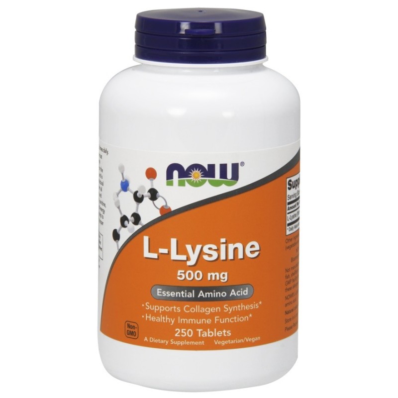 L-Lysine 1000mg 250 tablets NOW Foods