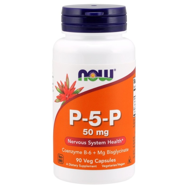 P-5-P 50mg 90 vcaps NOW Foods