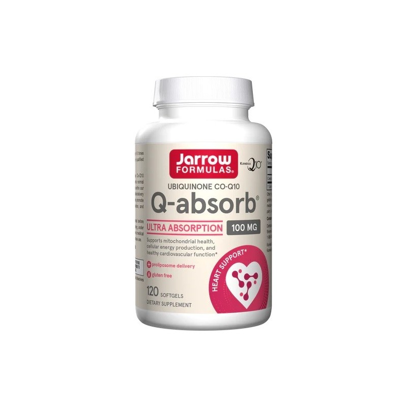 Q-absorb 100mg 120 kapsułek miękkich Jarrow Formulas