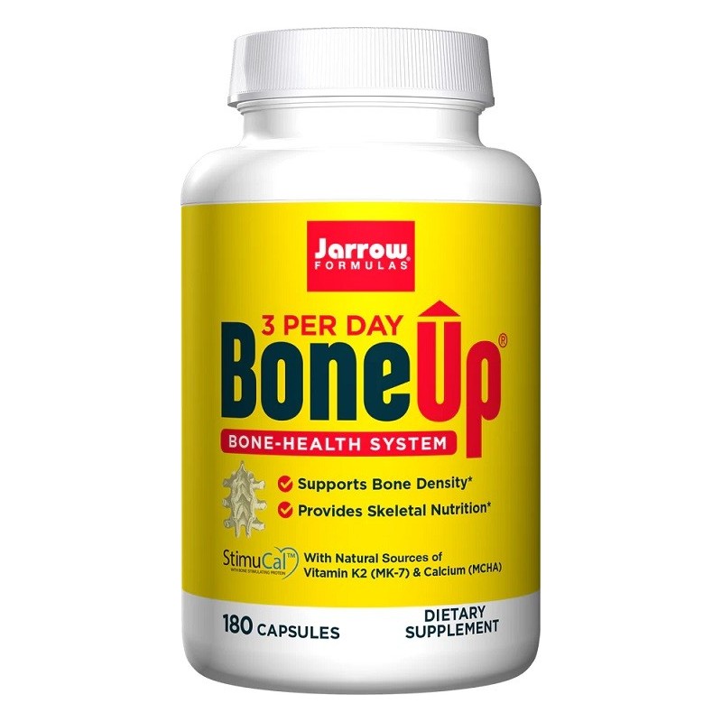 BoneUp Trzy razy dziennie 180 kapsułek Jarrow Formulas