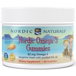Nordic Omega-3 82mg Mandarynkowe Przysmaki 60 żelków Nordic Naturals
