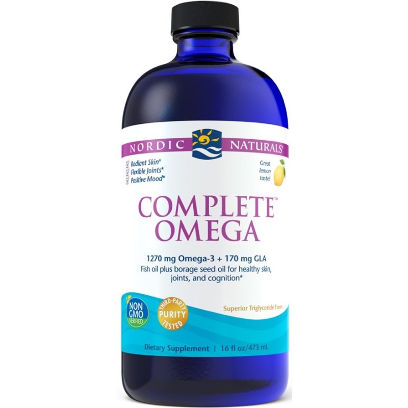 Complete Omega 1270mg Lemon 473ml Nordic Naturals