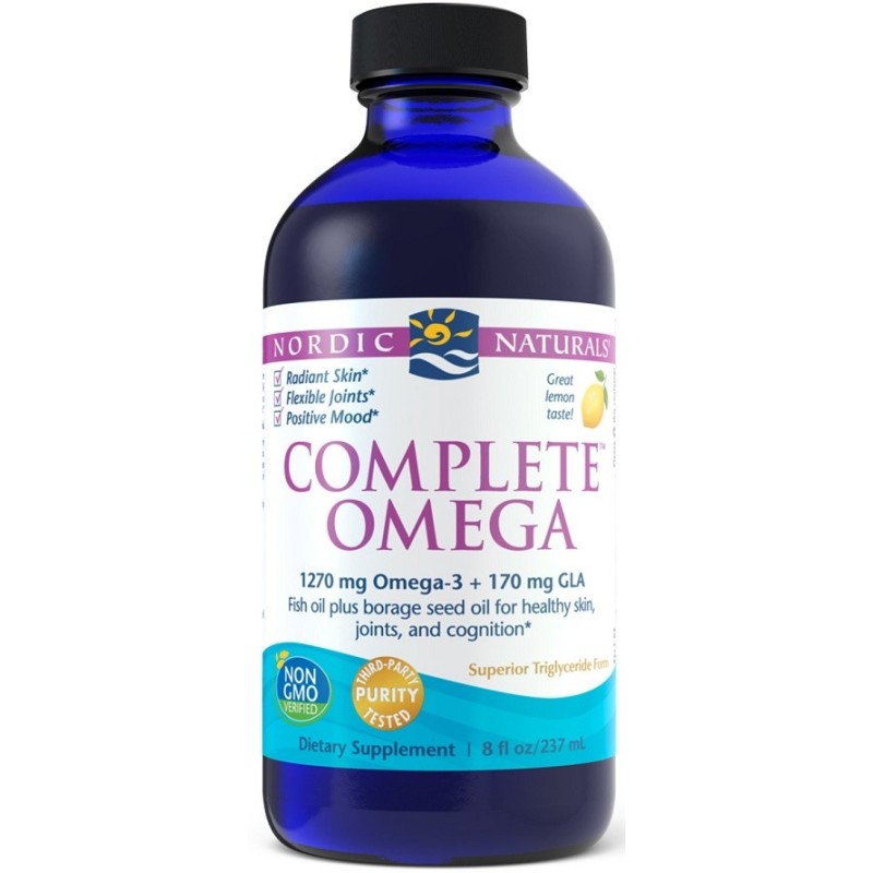 Complete Omega 1270mg Smak Cytrynowy 237ml Nordic Naturals