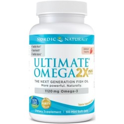 Ultimate Omega 2X Mini 1120mg Smak Truskawkowy 60 mini kapsułek Nordic Naturals