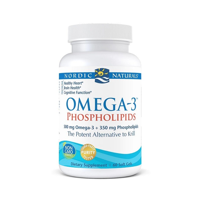 Fosfolipidy Omega-3 500mg 60 kapsułek Nordic Naturals
