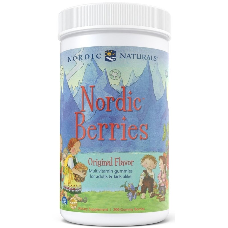 Nordic Berries Multivitamin Original Flavor 200 gummy Nordic Naturals