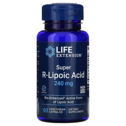 Super R-Lipoic Acid 240mg 60 vcaps Life Extension