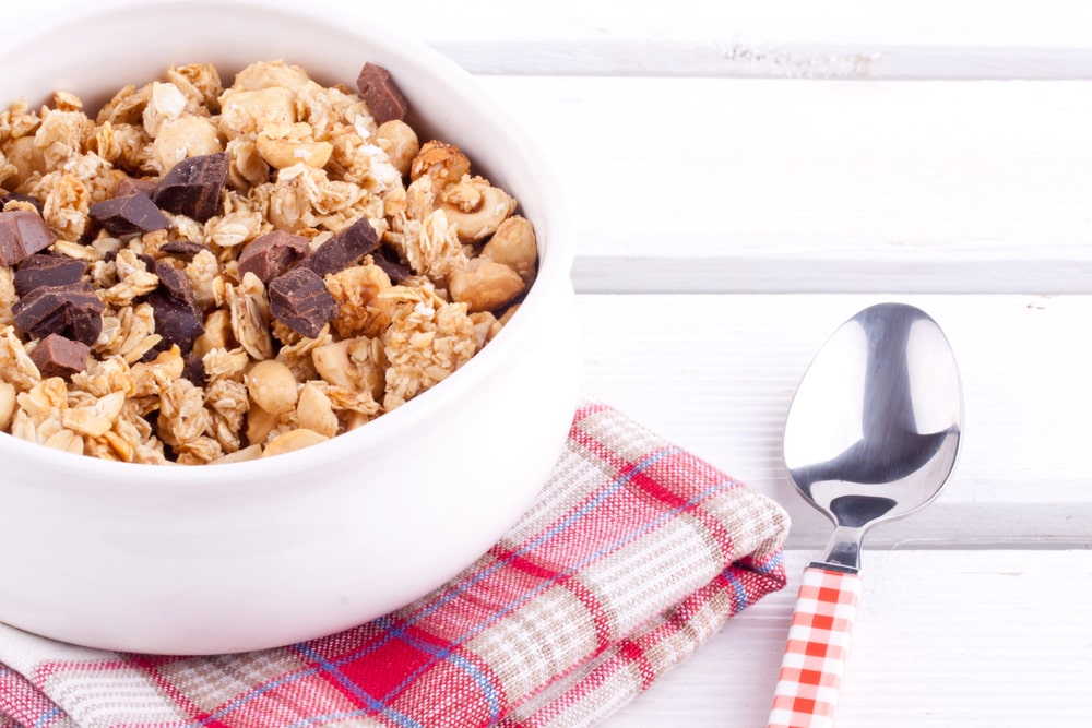 Bowl with muesli