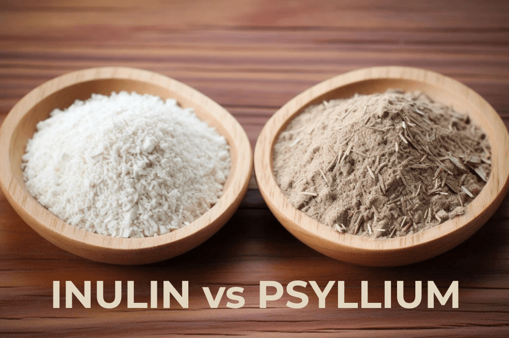 Inulin vs psyllium fibre comparison for gut health and IBS