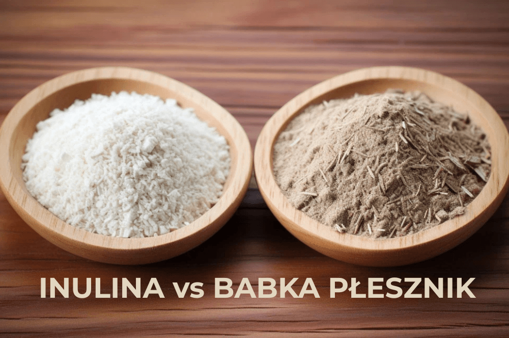 Inulina vs babka płesznik porównanie błonnika dla jelit i IBS